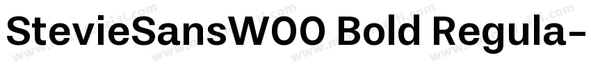 StevieSansW00 Bold Regula字体转换
